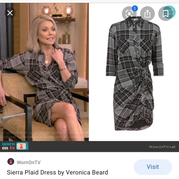 Veronica beard sierra plaid dress Clearance